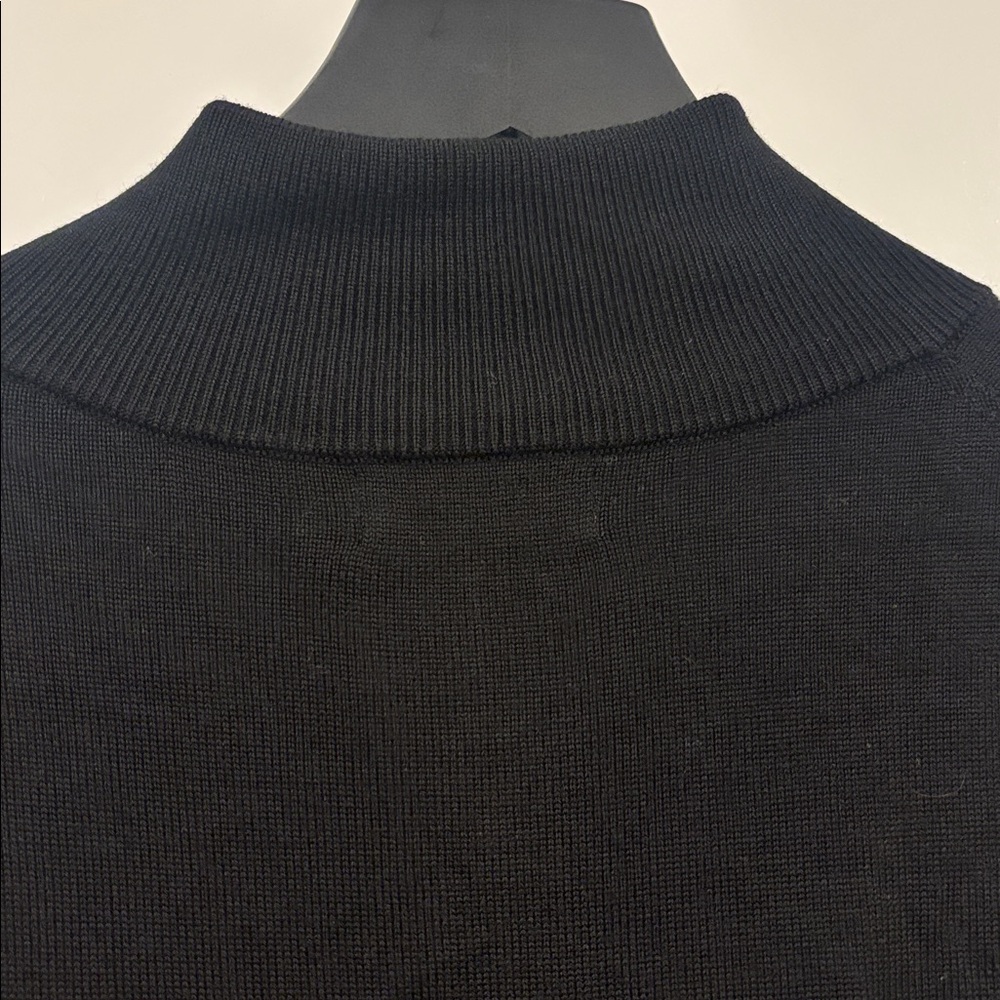 Collars & Co Mens Australian Merino Wool Quarter Zip Sweater Large - Picture 8 of 9